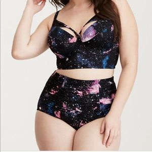 Galaxy torrid underwire bikini top size 1